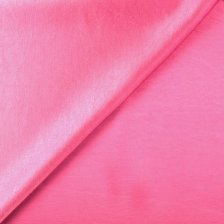 Tissu en satin lourd rose fuchsia Tissu en satin lourd rose fuchsia