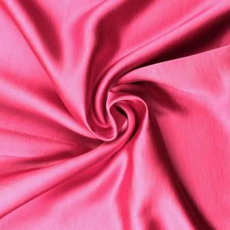 Tissu en satin lourd rose fuchsia Tissu en satin lourd rose fuchsia