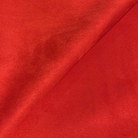 Tissu suédine rouge uni - Qualité supérieur Tissu suédine rouge uni - Qualité supérieur