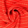 Tissu Satin Polyester Rouge à Impression Géométrique Tissu Satin Polyester Rouge à Impression Géométrique