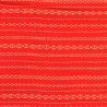 Tissu Satin Polyester Rouge à Impression Géométrique Tissu Satin Polyester Rouge à Impression Géométrique
