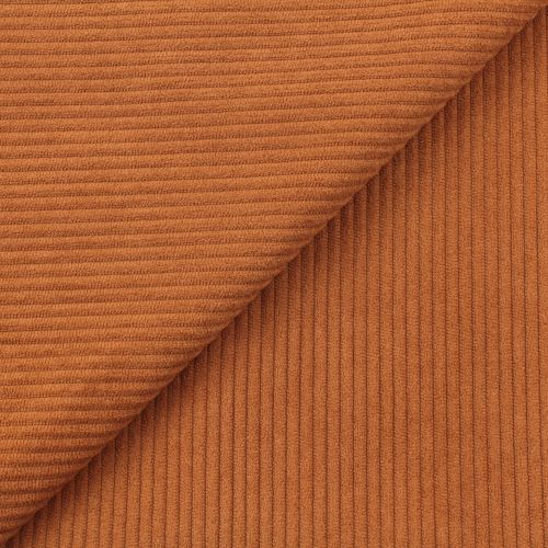 Tissu Velours Côtelé Uni Marron - Élégance et Polyvalence pour Mode et Décoration Tissu Velours Côtelé Uni Marron - Élégance et Polyvalence pour Mode et Décoration