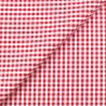 Tissu vichy à petits carreaux rouge et blanc Tissu vichy à petits carreaux rouge et blanc