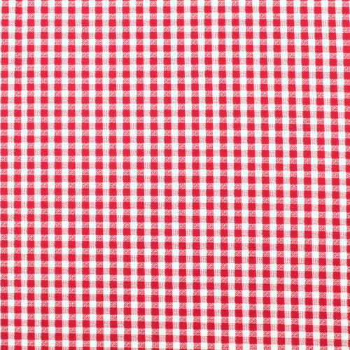 Tissu vichy à petits carreaux rouge et blanc Tissu vichy à petits carreaux rouge et blanc