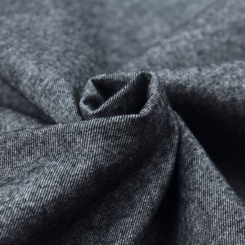 Tissu Coton pour Chemise – Gris Anthracite – Élégance & Confort Tissu Coton pour Chemise – Gris Anthracite – Élégance & Confort
