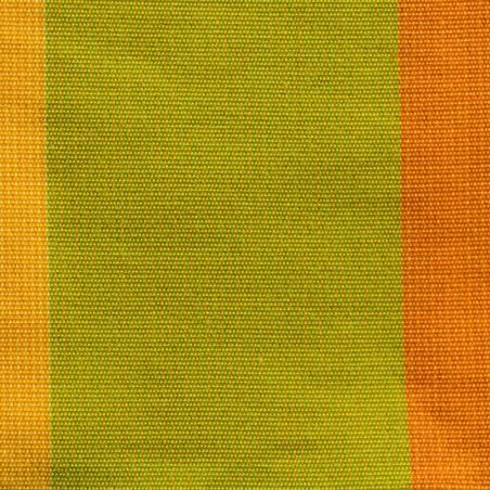 Toile de transat chaise longue jaune vert orange