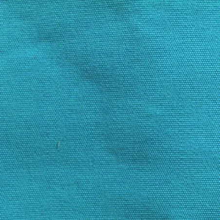 Tissu Toile chaise longue uni turquoise