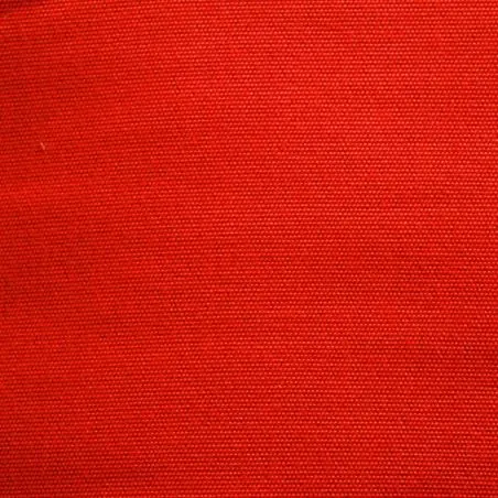 Tissu Toile chaise longue uni rouge